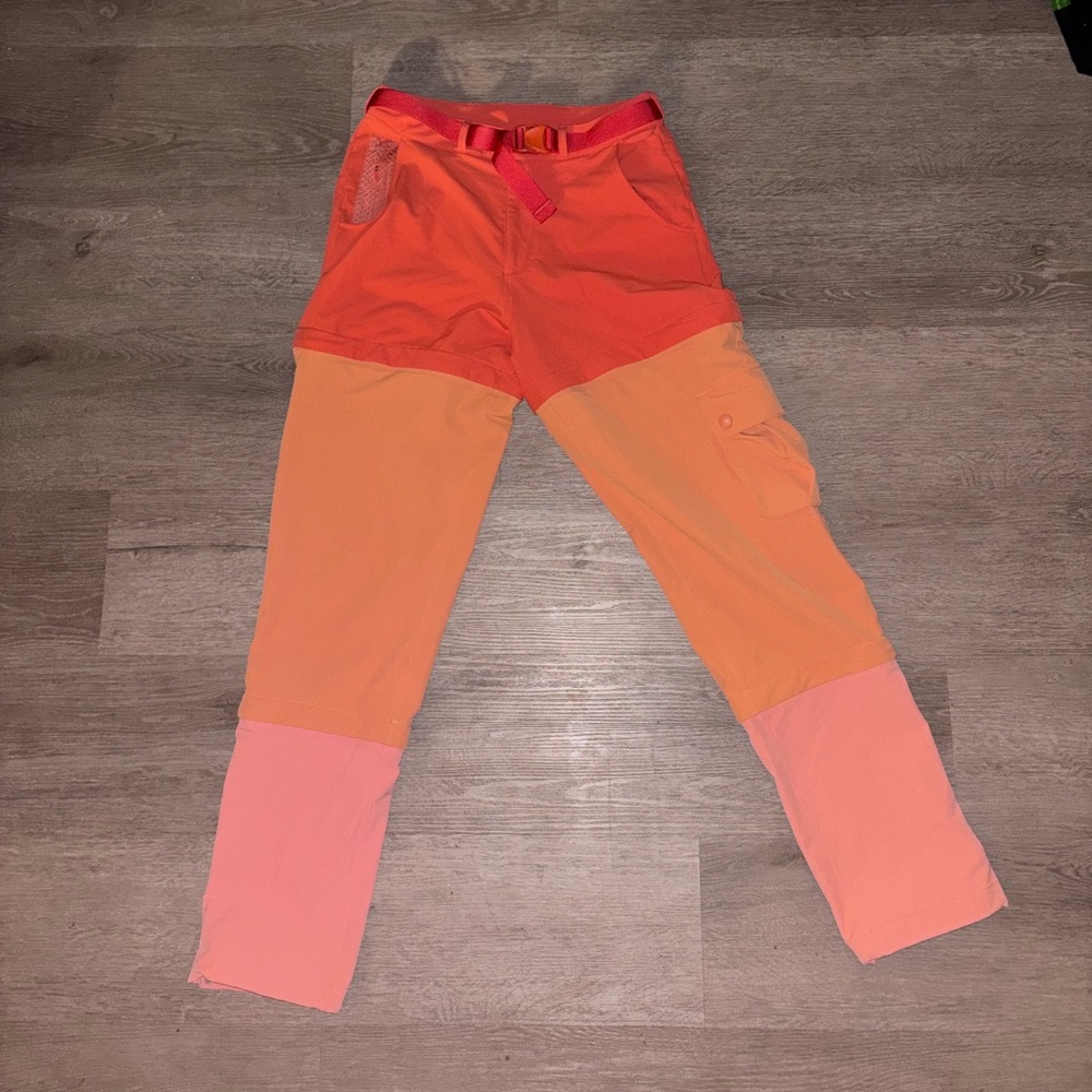 Outdoor Voices RecTrek Zip-Off Pant Orange Pink Size Extra Small (XS) - Women